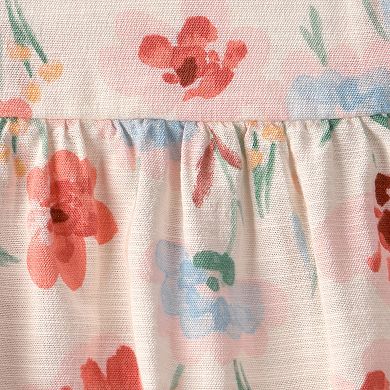 Baby Girl Carter's 2-pc. Floral Cardigan & Bubble Romper Set