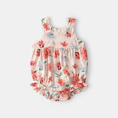 Baby Girl Carter's 2-pc. Floral Cardigan & Bubble Romper Set