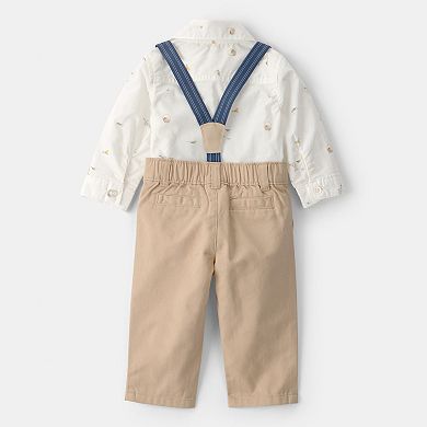 Baby Boy Carter's 2-pc. Easter Bunny Bodysuit & Suspender Pants Set