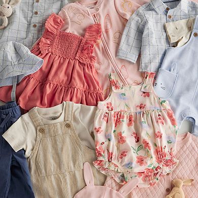 Baby Girl Carter's Ruffle Sleeveless Bodysuit Dress