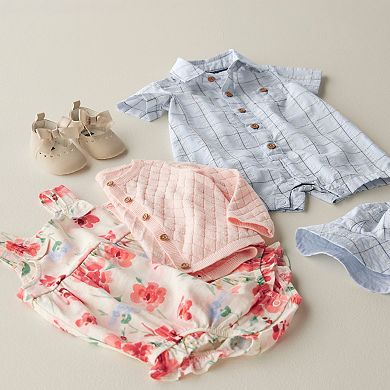 Baby Carter’s 2-pc. Plaid Romper & Hat Set