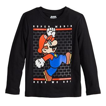 Boys 4-12 Jumping Beans® Super Mario Graphic Long Sleeve Tee