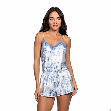 Women's Lilac+London 2-Piece Pajama Camisole & Pajama Tap Shorts Set