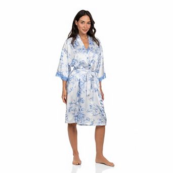 Women's Lilac+London Print Wrapper Robe