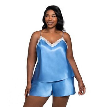 Plus Size Lilac+London 2 pc Pajama Camisole & Pajama Tap Shorts Set