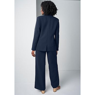 Jessica London Women's Plus Size Bi-Stretch Shaped Blazer