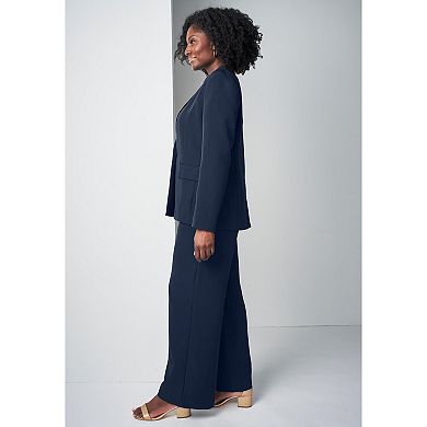 Jessica London Women's Plus Size Bi-Stretch Shaped Blazer