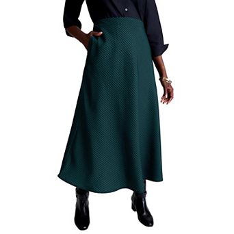 Jessica London Women's Plus Size Bi-Stretch Swing Skirt