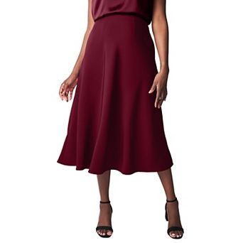 Jessica London Women's Plus Size Bi-Stretch Swing Skirt