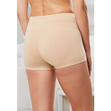 Comfort Choice Plus Size Comfort Waist 2-Pack Boy Short