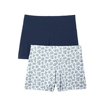 Comfort Choice Plus Size Comfort Waist 2-Pack Boy Short