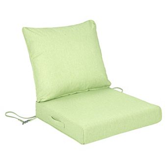 Aoodor 23x26 Inch Outdoor Deep Seat Cushion Set with Adjustable Straps and Waterproof