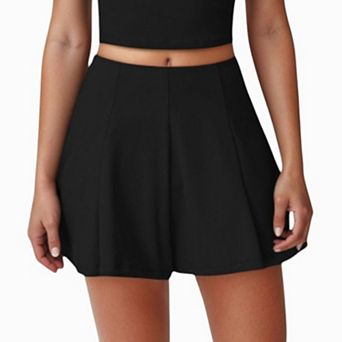 Women's Active Skort with Inner Shorts and Side Pockets for Movement and Storage