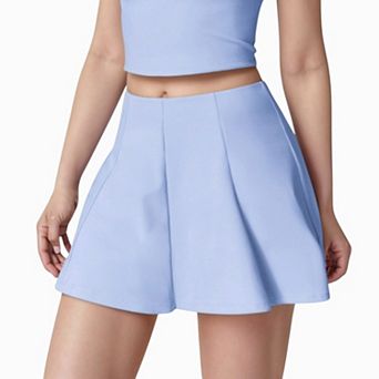 Women's Active Skort with Inner Shorts and Side Pockets for Movement and Storage