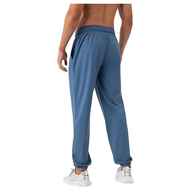 Men's Lightweight Stretch Lounge Pants with Adjustable Drawstring Waist and Straight Leg Fit