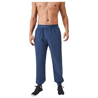Men's Lightweight Stretch Lounge Pants with Adjustable Drawstring Waist and Straight Leg Fit
