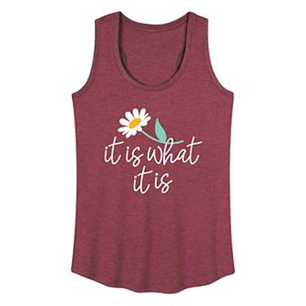Women's It Is What It Is Graphic Tank Top