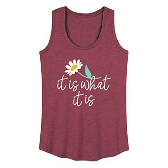 Women's It Is What It Is Graphic Tank Top