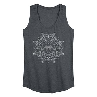 Women's Floral Decorative Graphic Tank Top