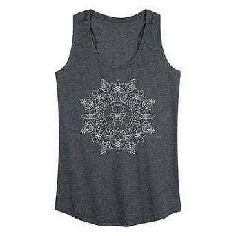 Women's Floral Decorative Graphic Tank Top
