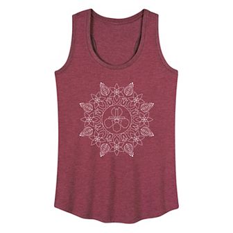 Women's Floral Decorative Graphic Tank Top