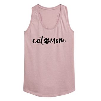 Women's Cat Mom Graphic Tank Top