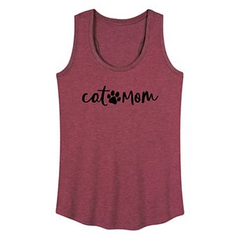 Women's Cat Mom Graphic Tank Top