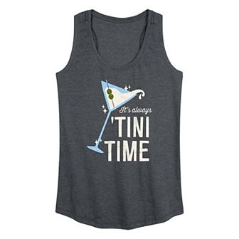 Women's It's Always 'Tini Time Graphic Tank Top