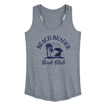 Women's Beach Reader Book Club Graphic Tank Top