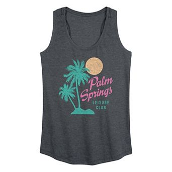 Women's Palm Springs Leisure Club Graphic Tank Top