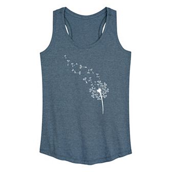 Women's Dandelion Seeds Graphic Tank Top