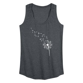 Women's Dandelion Seeds Graphic Tank Top