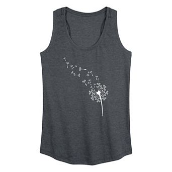 Women's Dandelion Seeds Graphic Tank Top