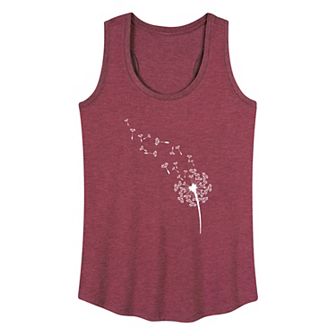 Women's Dandelion Seeds Graphic Tank Top
