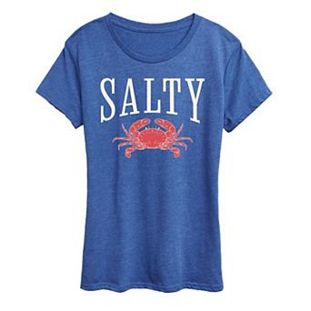 Women's Salty Crab Short Sleeve Graphic Tee