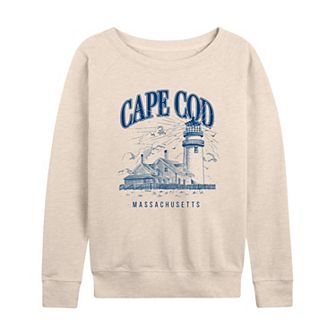 Women's Cape Cod Lighthouse French Terry Long Sleeve Tee