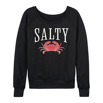 Women's Salty Crab Long Sleeve French Terry Long Sleeve Tee