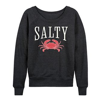 Women's Salty Crab Long Sleeve French Terry Long Sleeve Tee