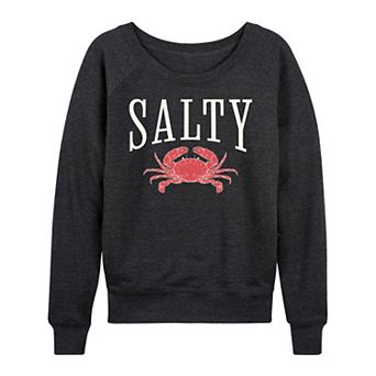 Women's Salty Crab Long Sleeve French Terry Long Sleeve Tee