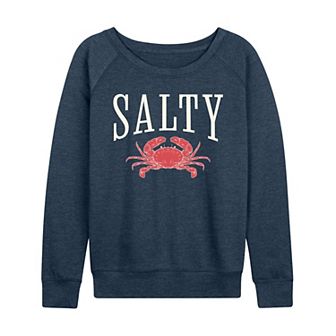 Women's Salty Crab Long Sleeve French Terry Long Sleeve Tee