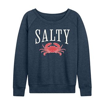 Women's Salty Crab Long Sleeve French Terry Long Sleeve Tee
