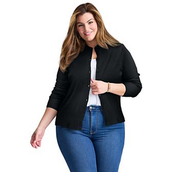 Avenue Women's Plus Size Signature Fine Gauge Cardigan