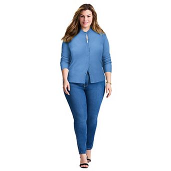 Avenue Women's Plus Size Signature Fine Gauge Cardigan