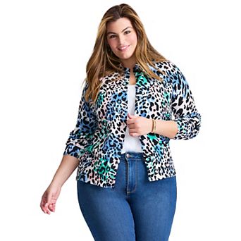 Avenue Women's Plus Size Signature Fine Gauge Cardigan