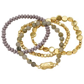 Emberly 4 pc Bead Bracelet Set