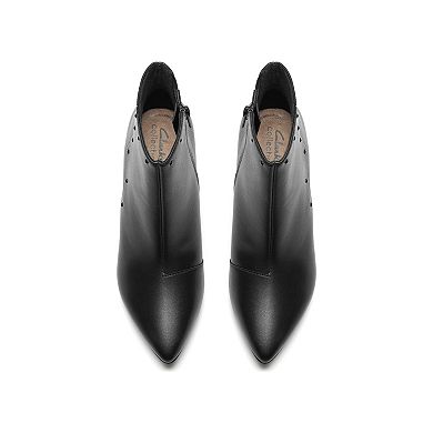 Clarks® Kataleyna Madi Women's Leather Pointed Toe Ankle Boots