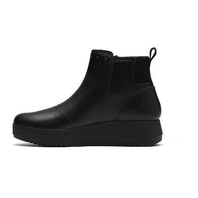 Clarks® Zylah Willow Women's Leather Stud Detail Zip Ankle Boots