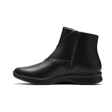 Clarks® Ellowyn Deva Women's Block Heel Zip Closure Ankle Boots