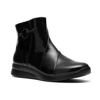 Clarks® Ellowyn Deva Women's Block Heel Zip Closure Ankle Boots