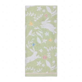 Celebrate Together™ Easter Bunny & Floral Pattern Hand Towel